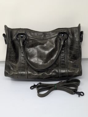 FRYE Melissa Olive Leather Satchel
